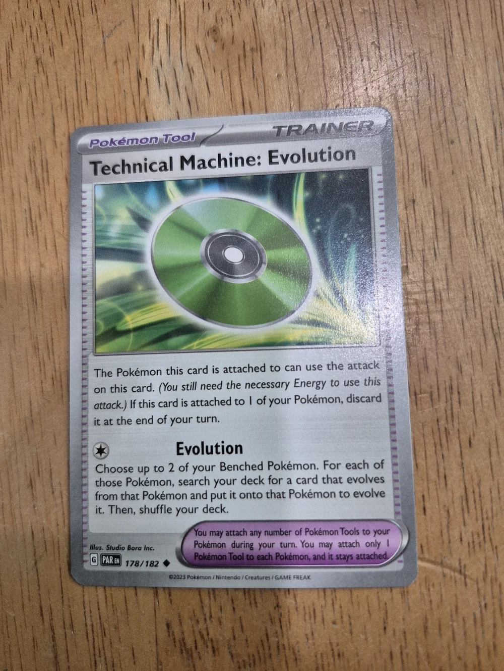 QTY 3 Pokemon Technical Machine: Evolution Trainer Card